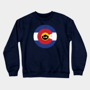 Colorado 14er Flag Roundel Crewneck Sweatshirt